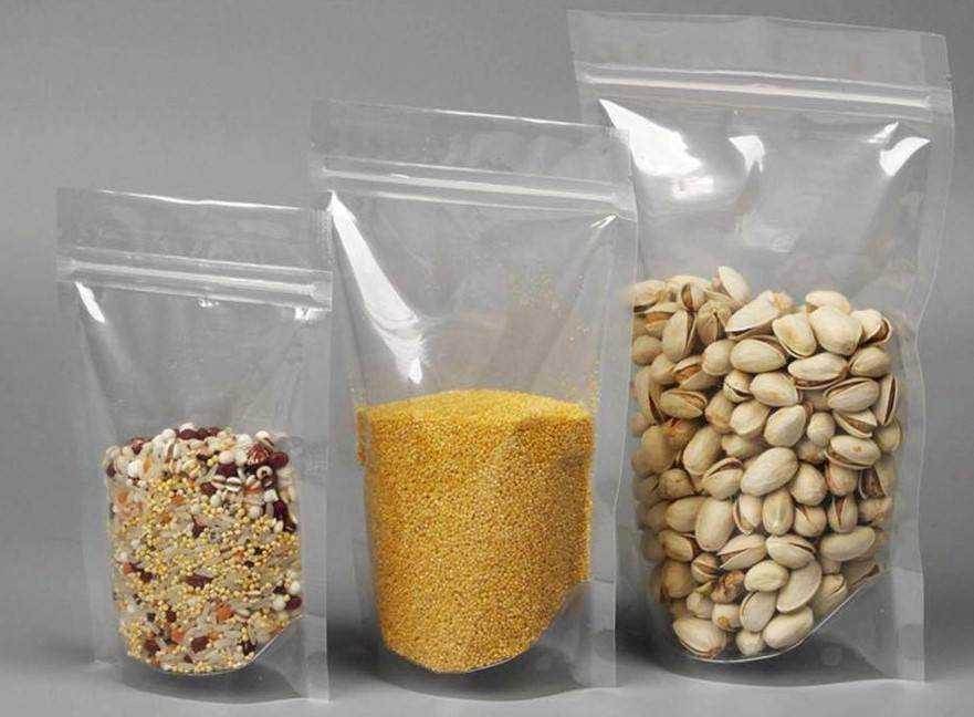 Túi zip đáy đứng chuyên dùng để đựng các loại hạt.