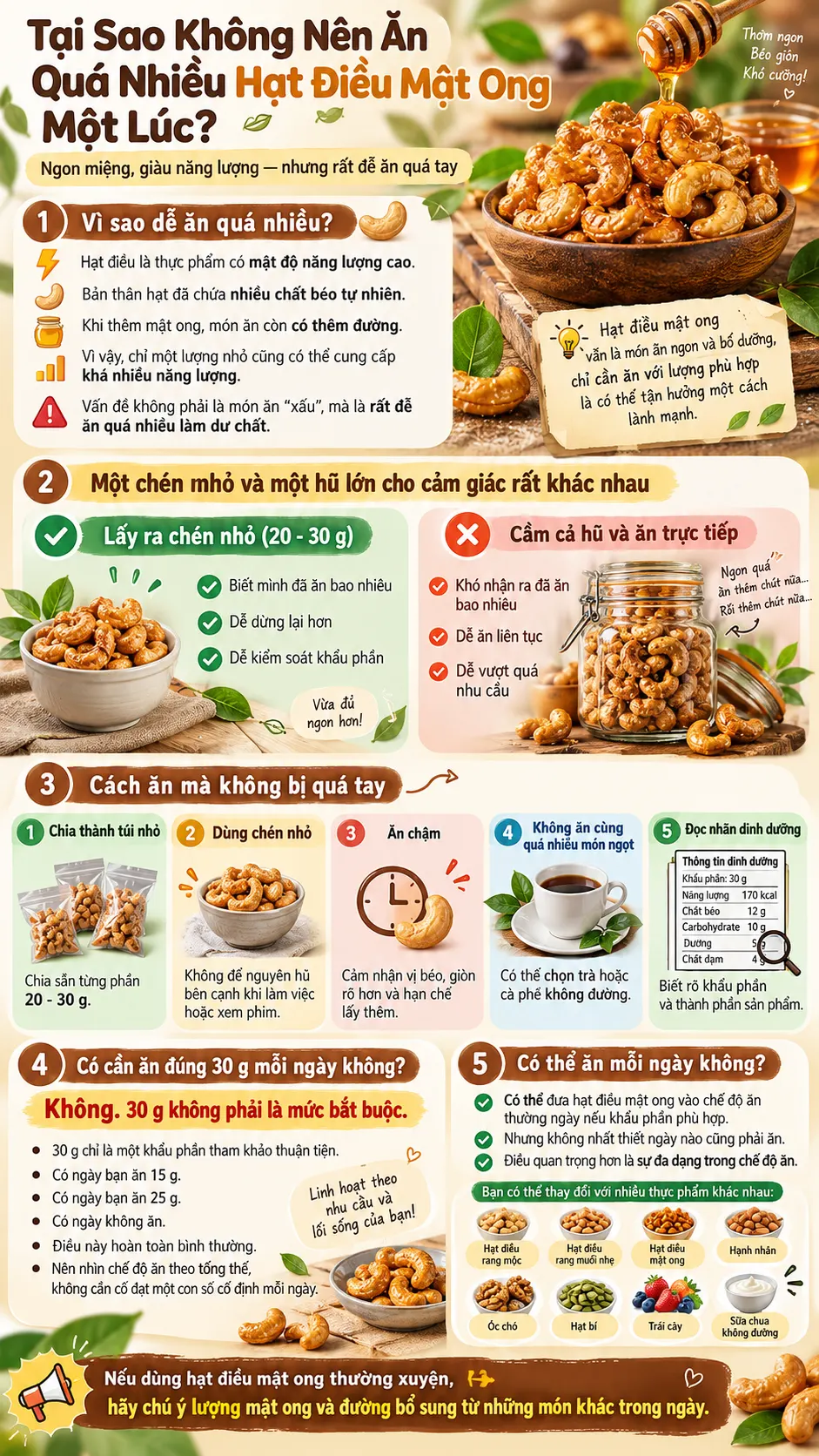 Tai sao ko nen an nhieu hat dieu cung 1 luc