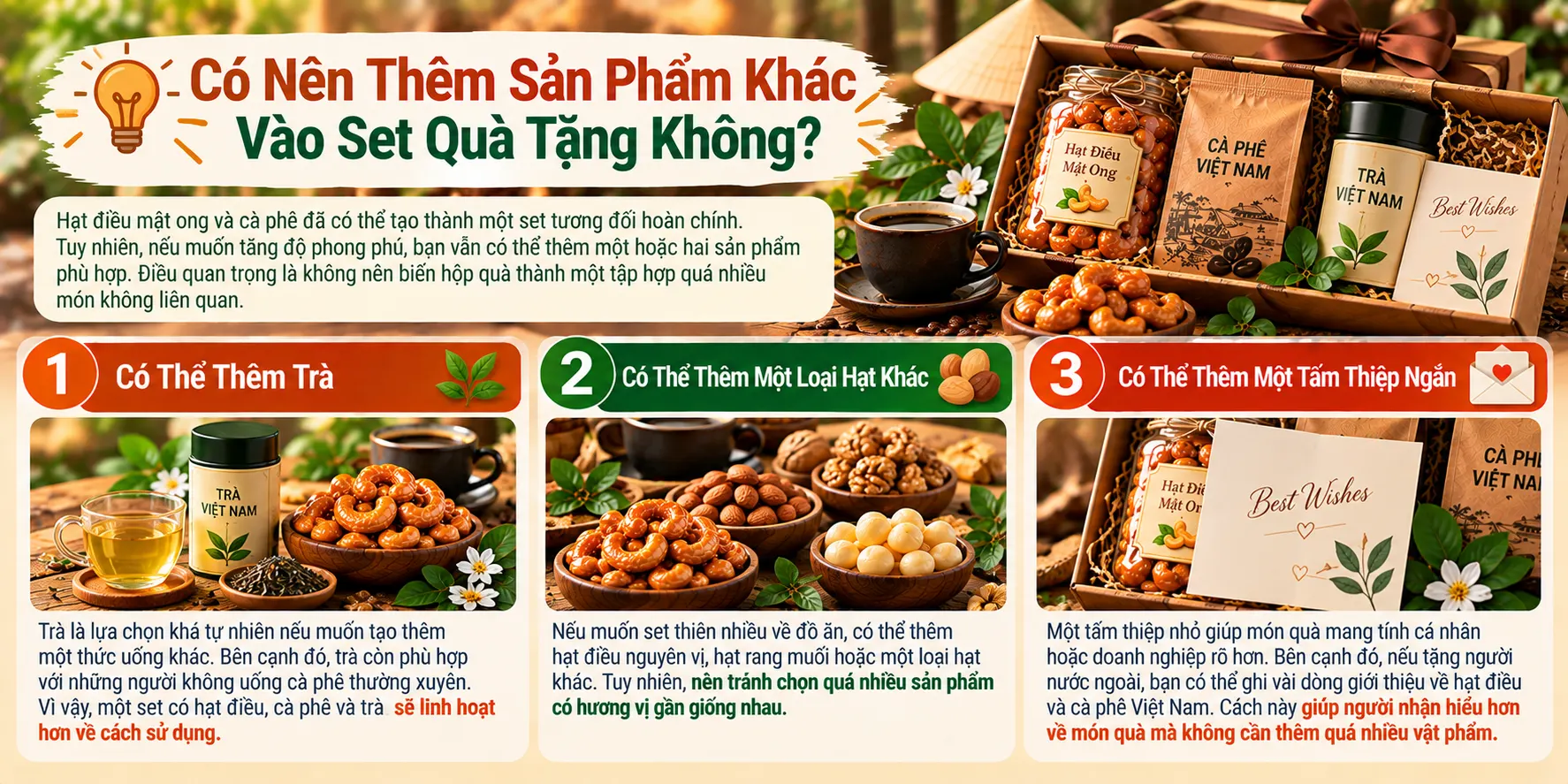 Co nen them san pham khac vao set qua tang