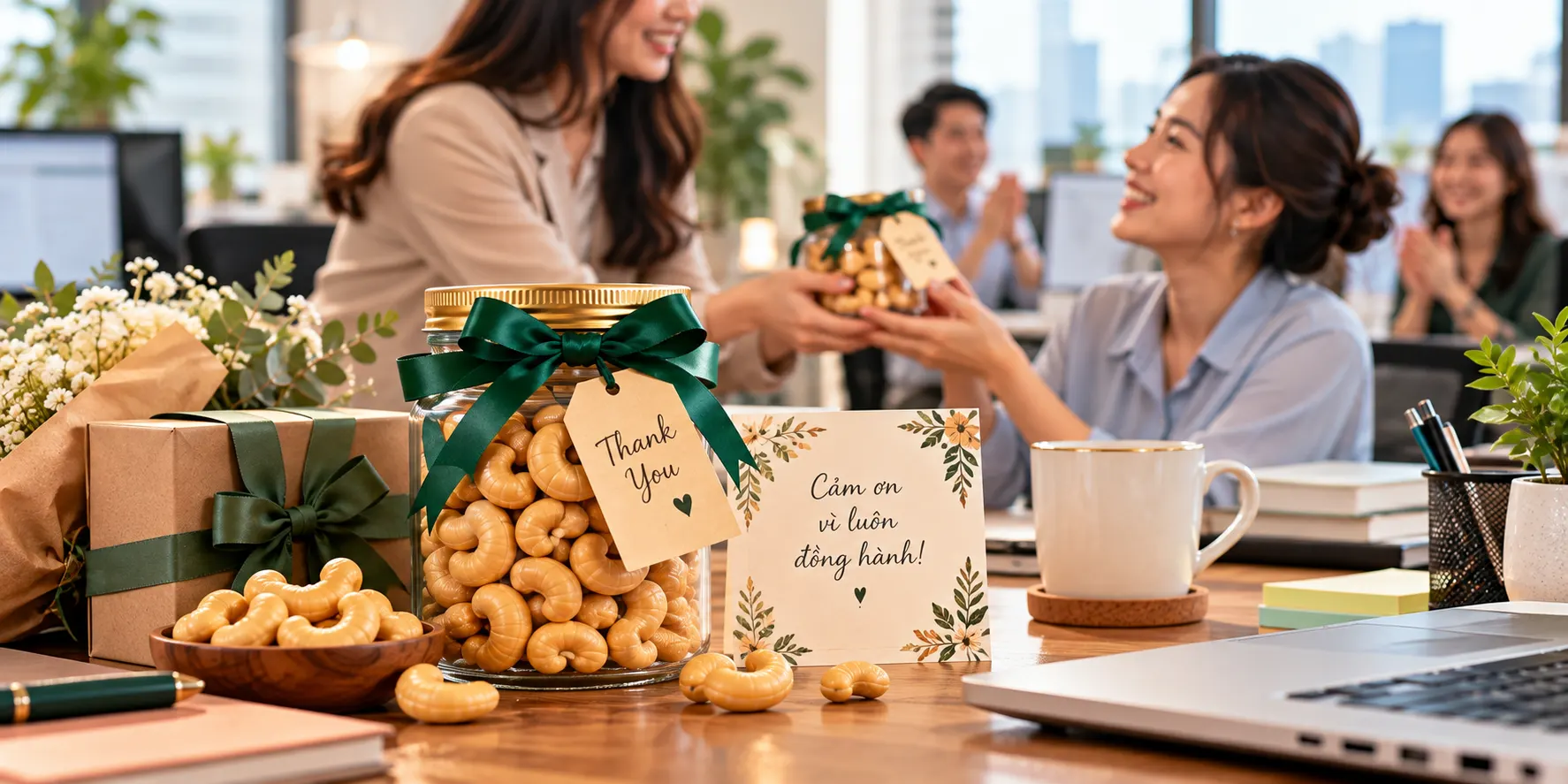 Đối với quà cảm ơn, không nhất thiết phải chọn món quá giá trị.