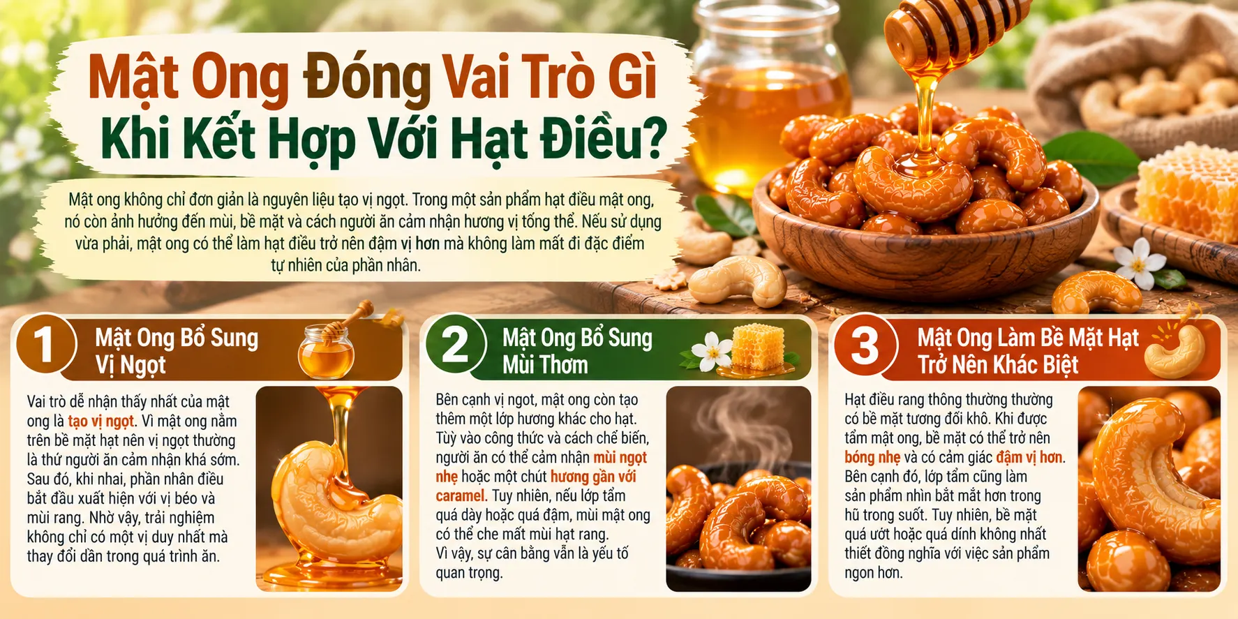 Mat Ong Dong Vai Tro Gi Khi Ket Hop Voi Hat Dieu