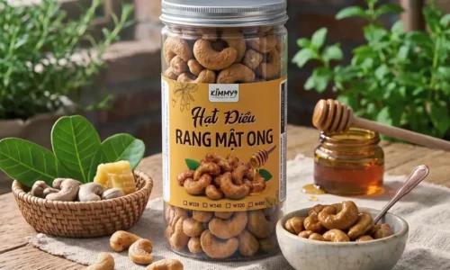 hat dieu rang mat ong hu 500g kimmy farm